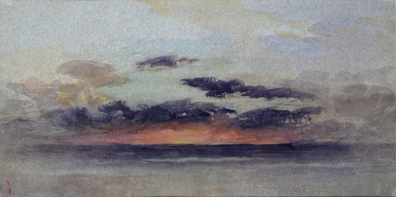 Stormy Sunset by John Ruskin