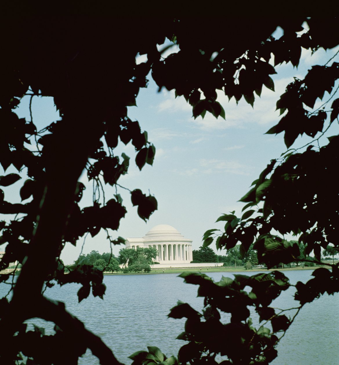 View of the Jefferson Memorial, built 1938-43 by John Russell Pope