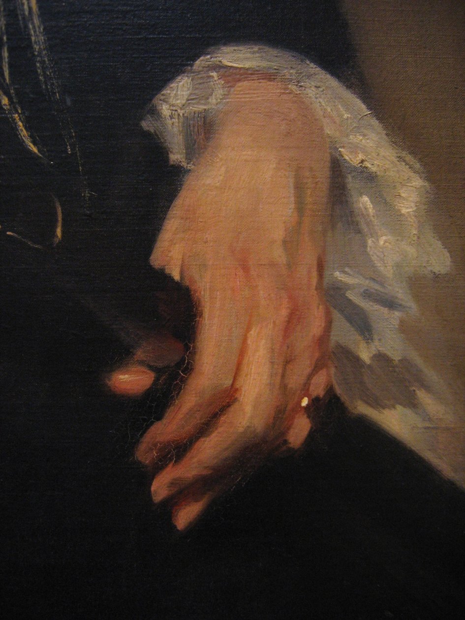 Mrs. Adrian Iselin (detail) by John Singer Sargent