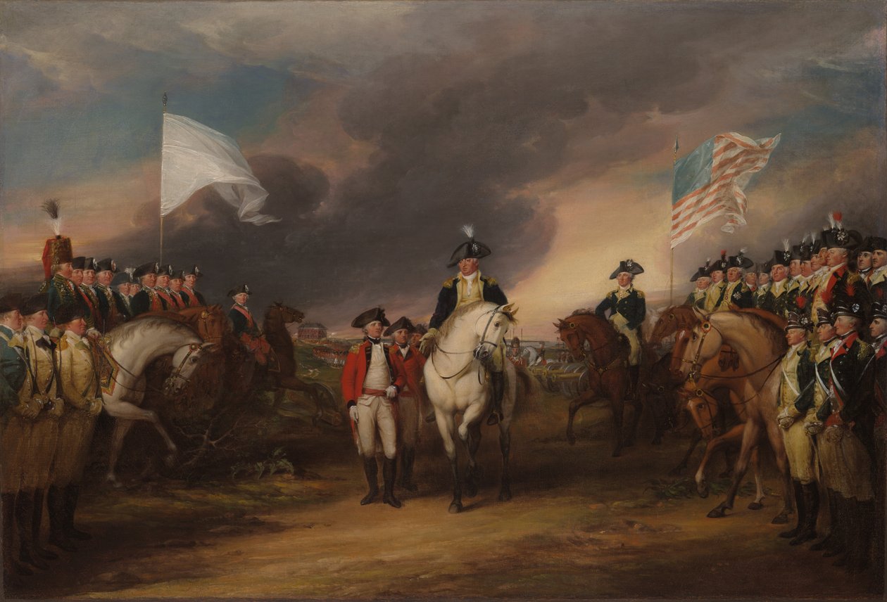 The Surrender of Lord Cornwallis at Yorktown, October 19, 1781 by John Trumbull