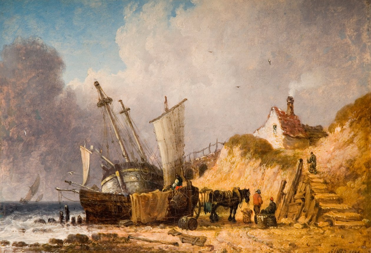 Coast Scene, 1836 by John Ward