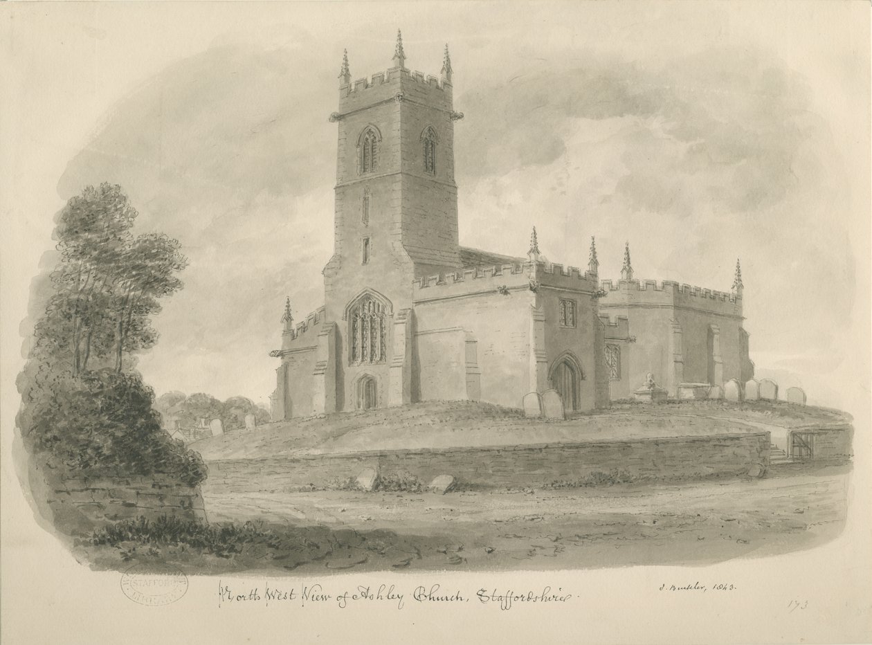 Ashley Church by John Buckler