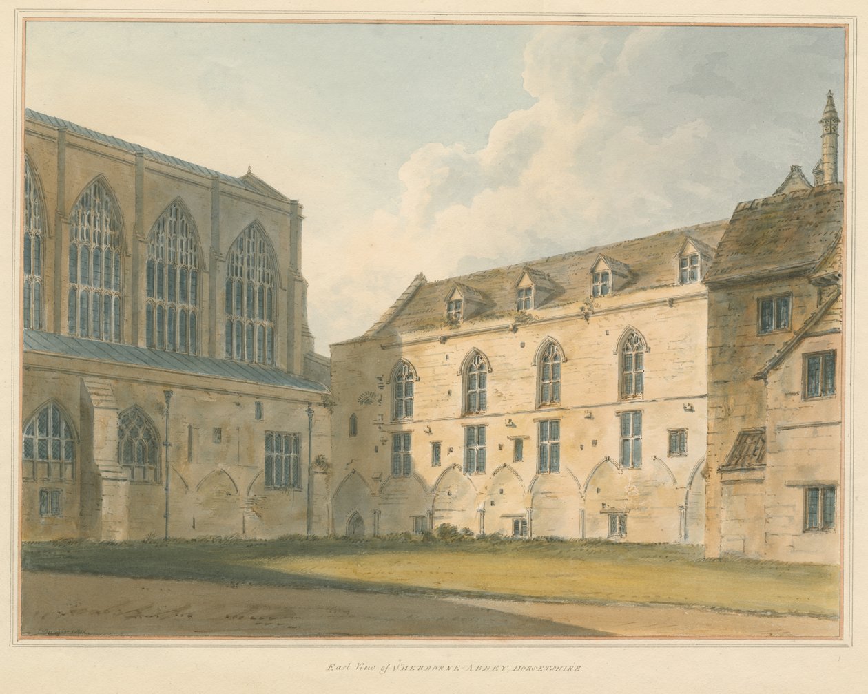 Sherborne Abbey by John Buckler
