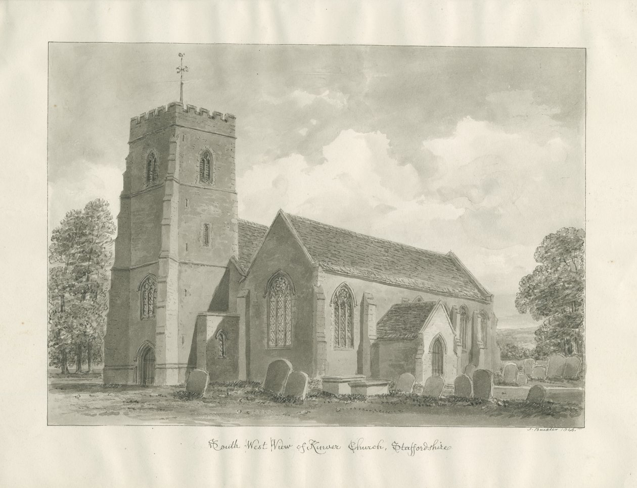 Kinver Church by John Buckler