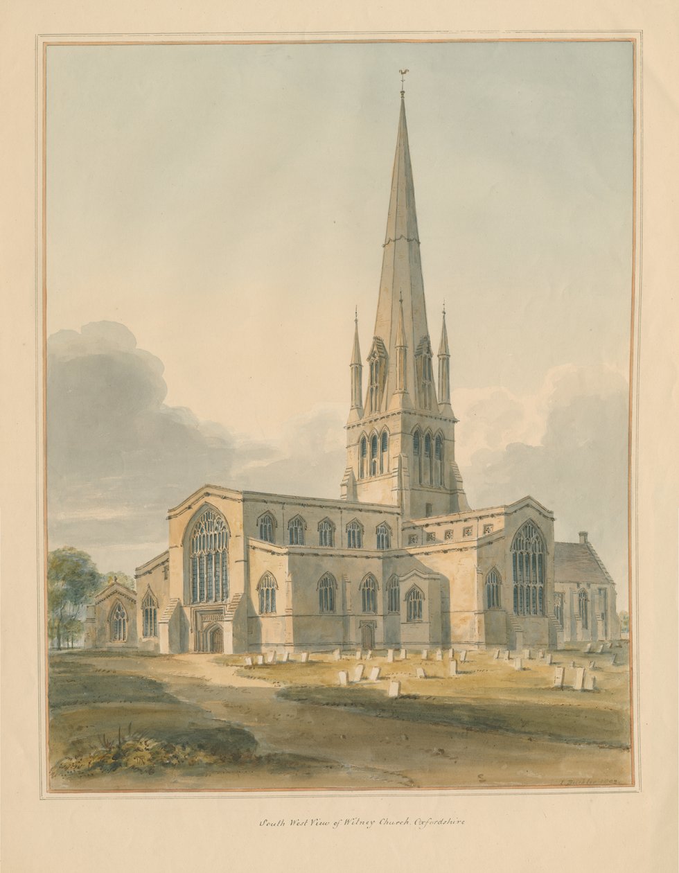 Witney Church by John Buckler