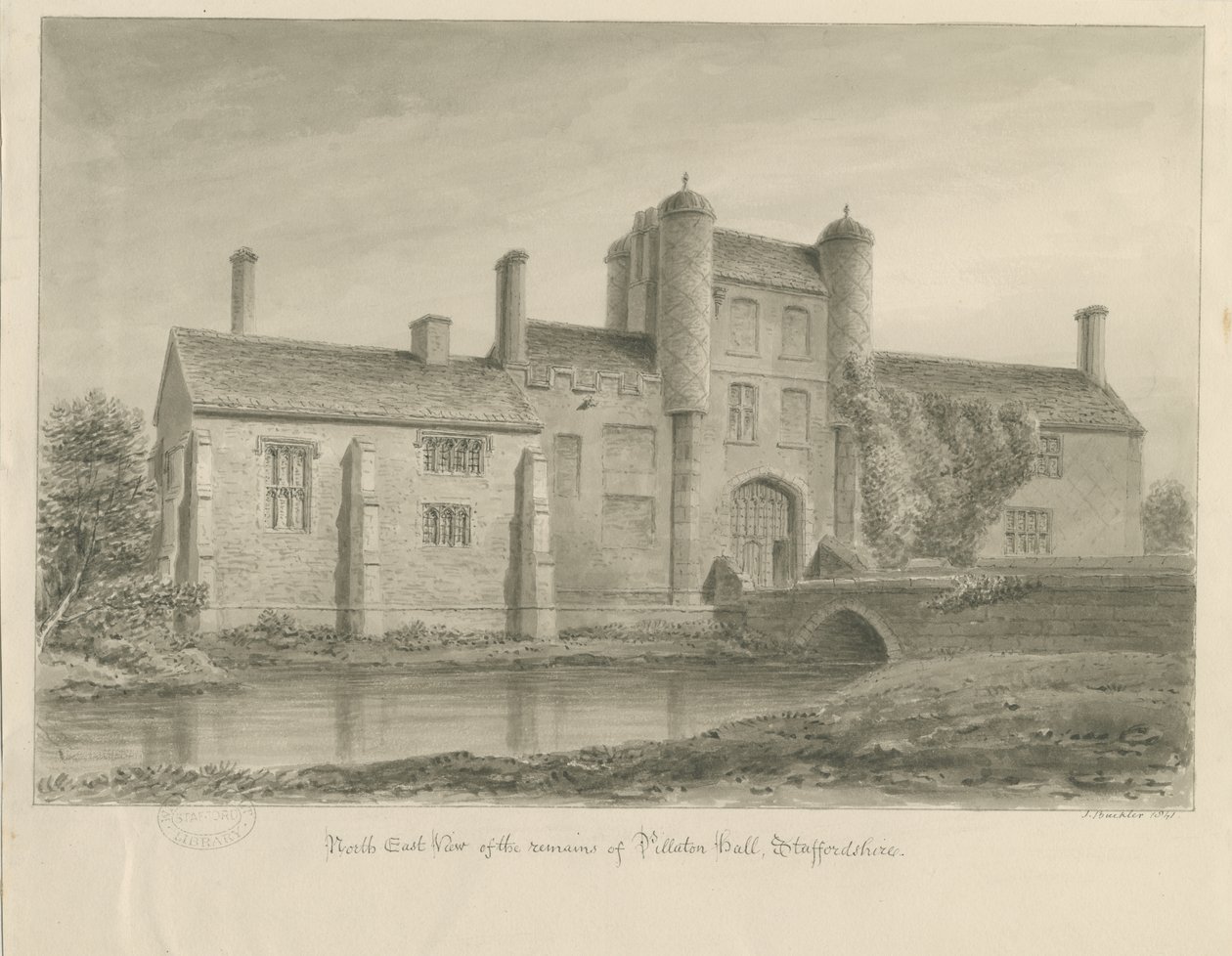 Pillaton Hall by John Buckler
