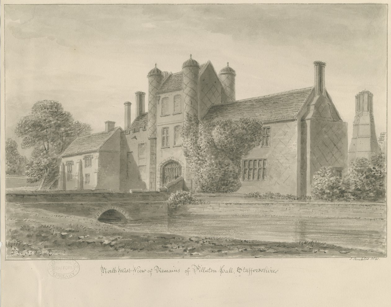 Pillaton Hall by John Buckler
