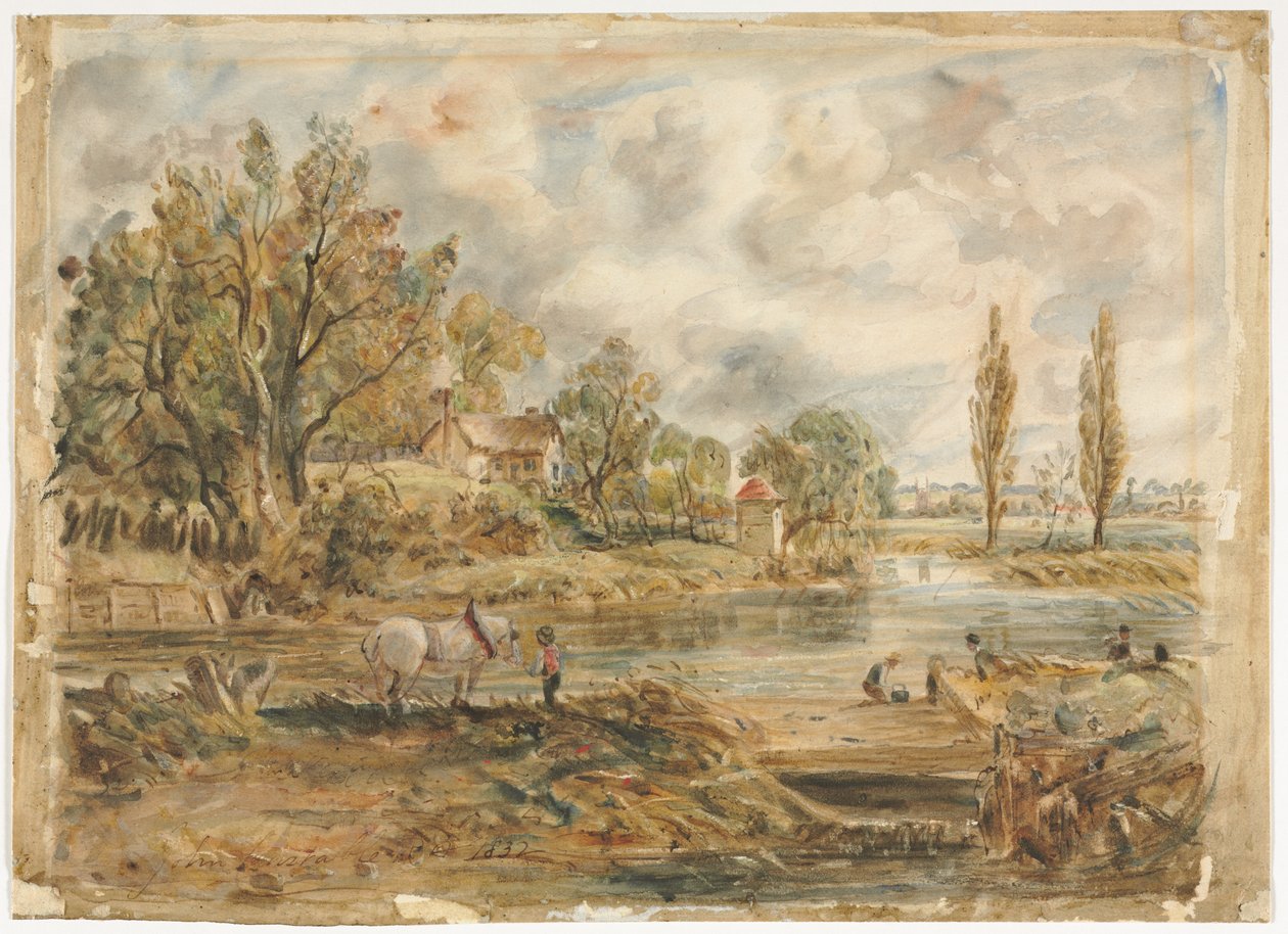 The White Horse by John Constable