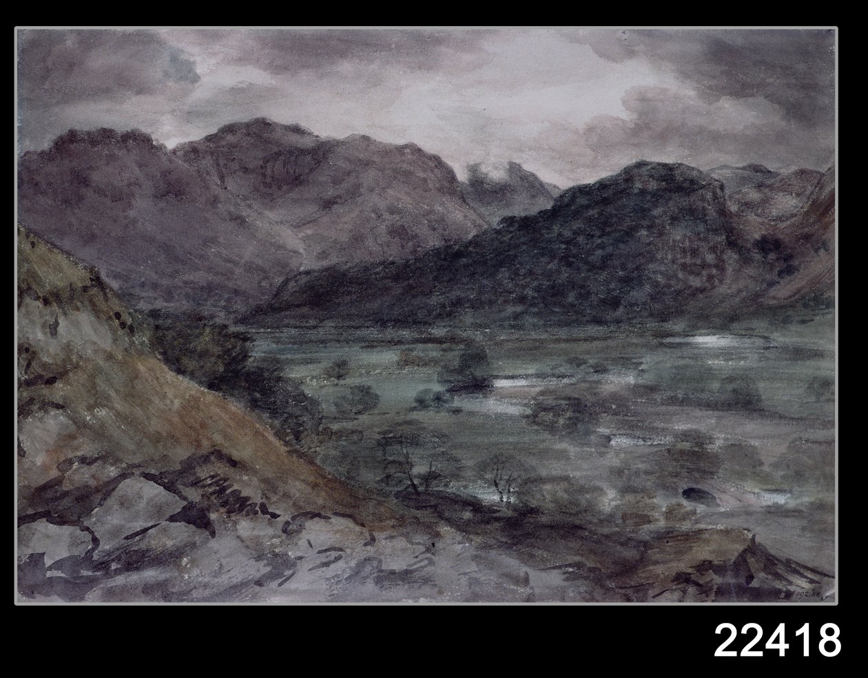 View in Borrowdale by John Constable