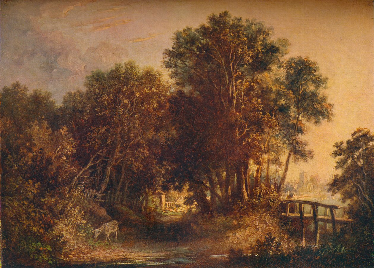 A Wooded Lane by John Crome