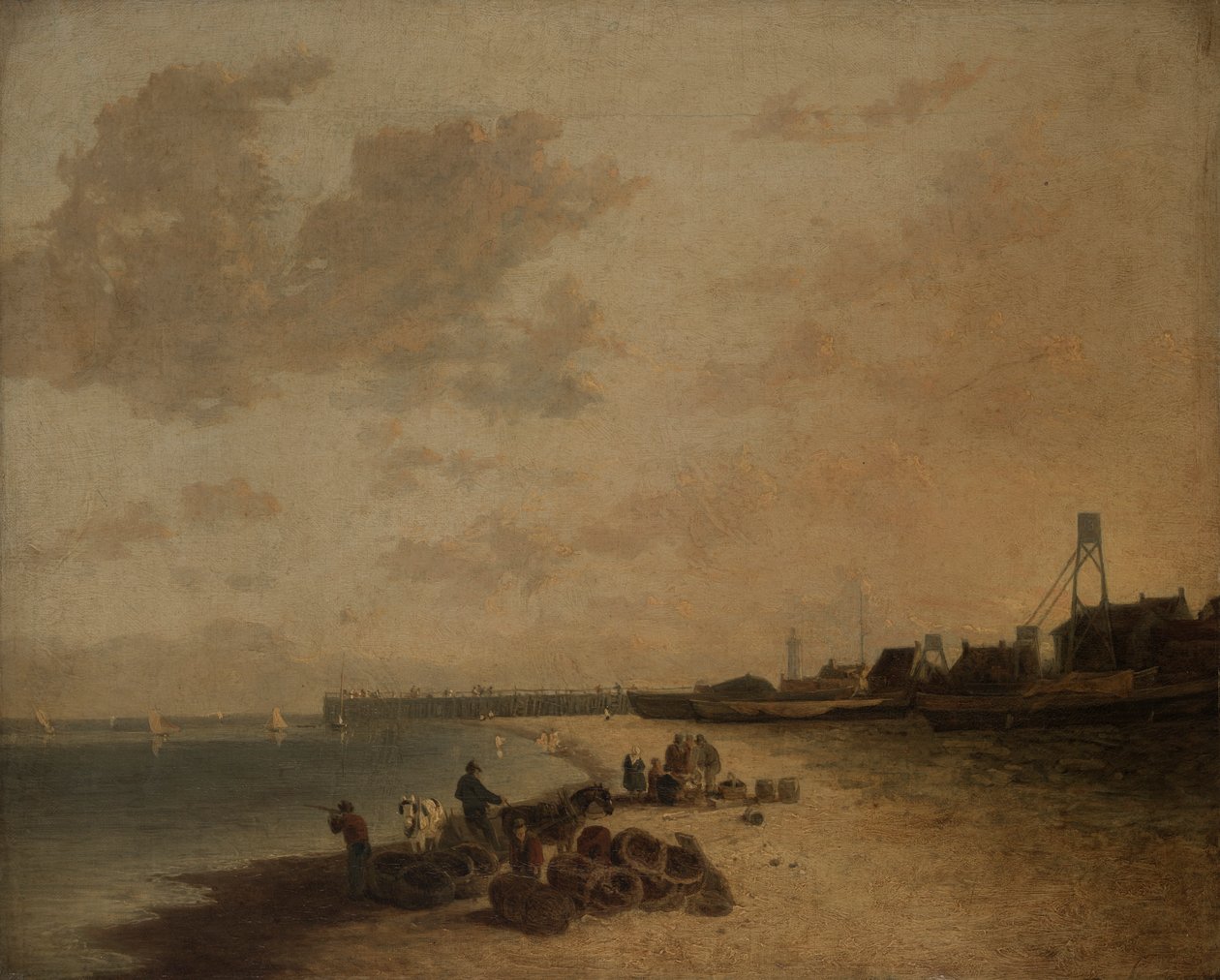 Yarmouth Beach by John Crome