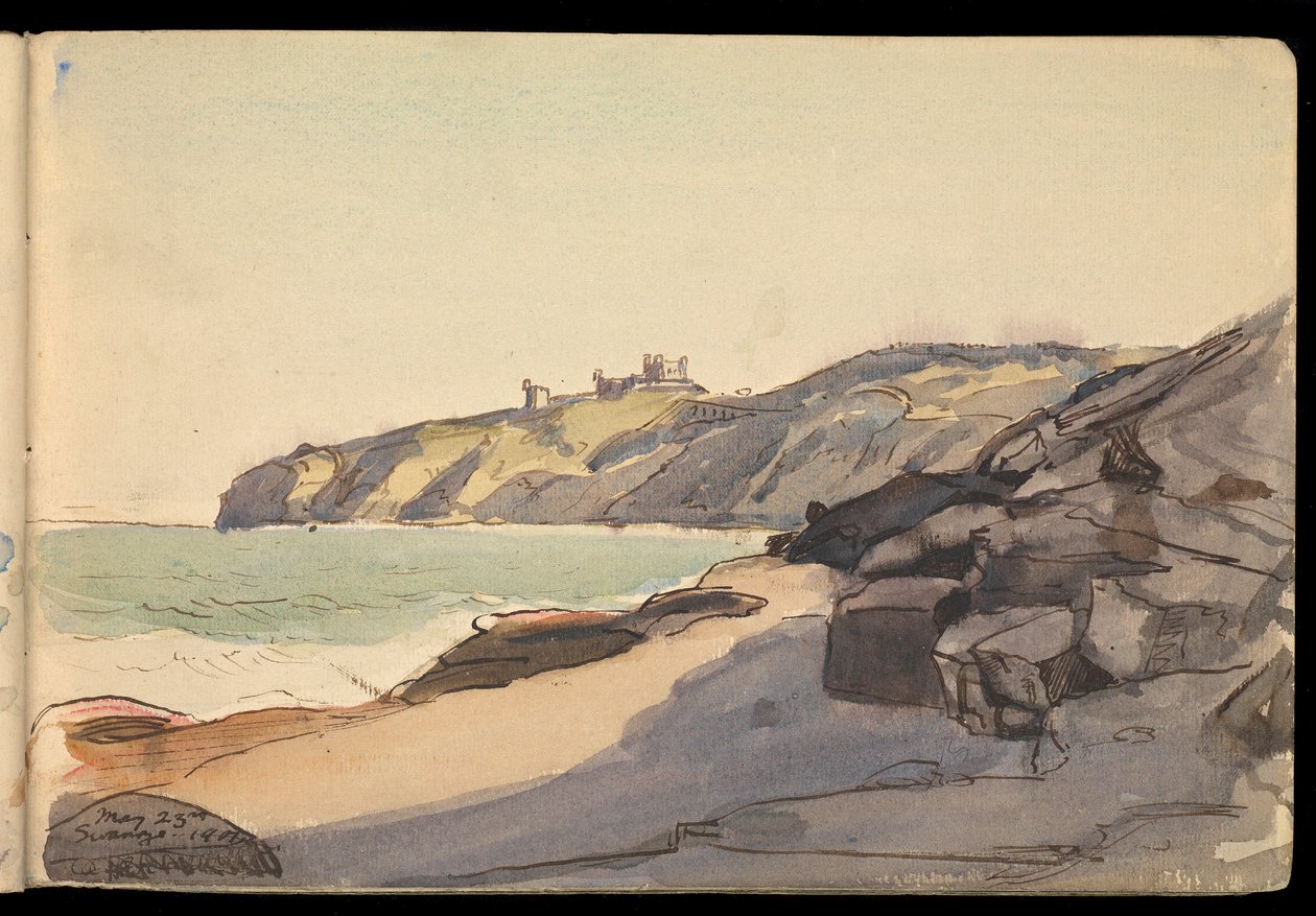 Seascape, sketchbook by John Everett