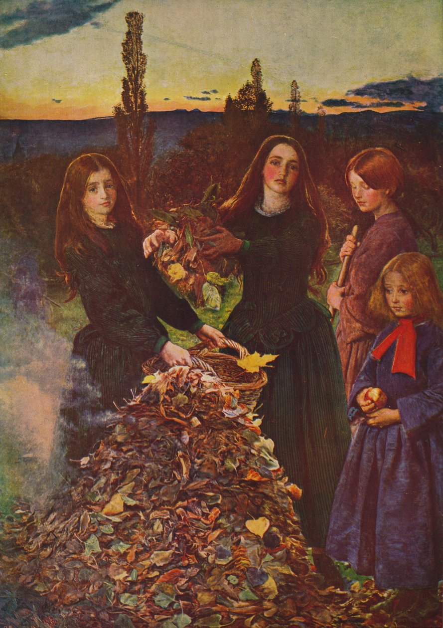 Autumn Leaves by John Everett Millais