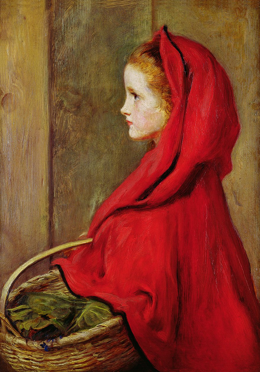 Red Riding Hood by John Everett Millais