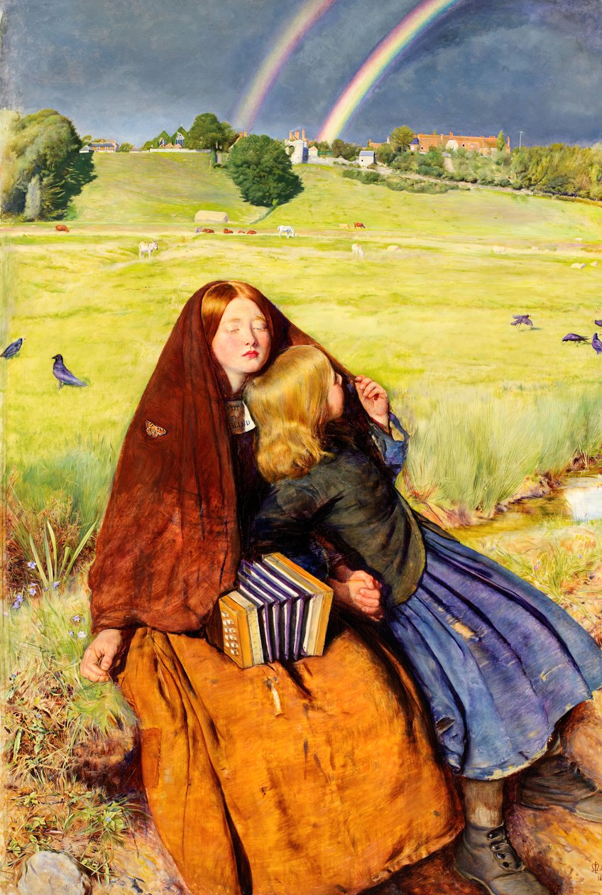 The Blind Girl by John Everett Millais