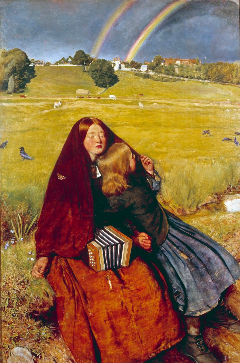 The blind girl by John Everett Millais