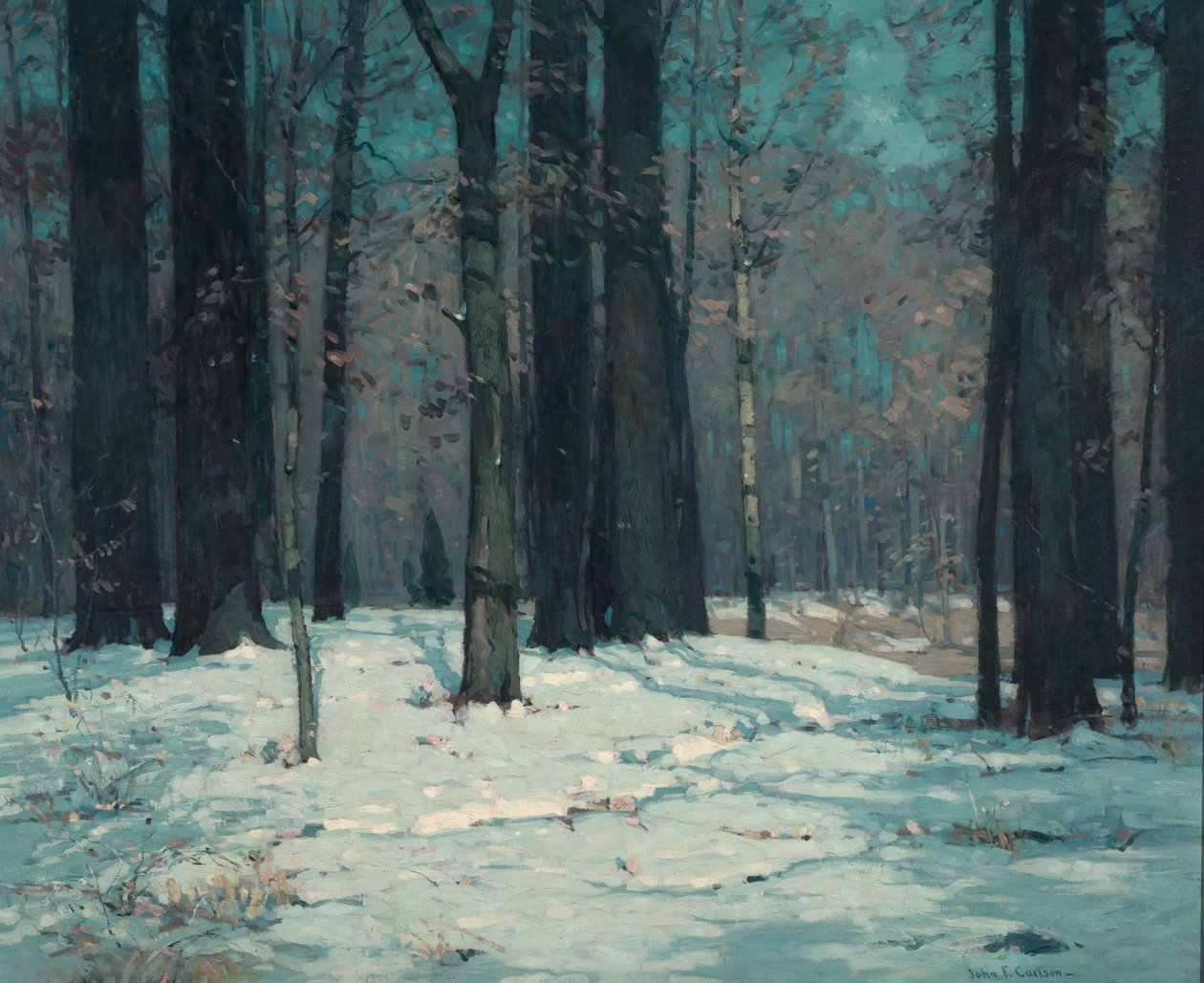 Woods in Winter by John F. Carlson