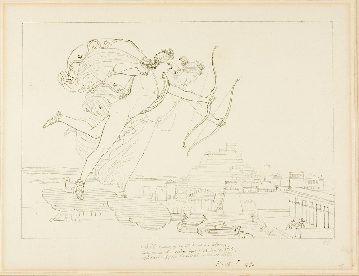 Apollo and Diana by John Flaxman