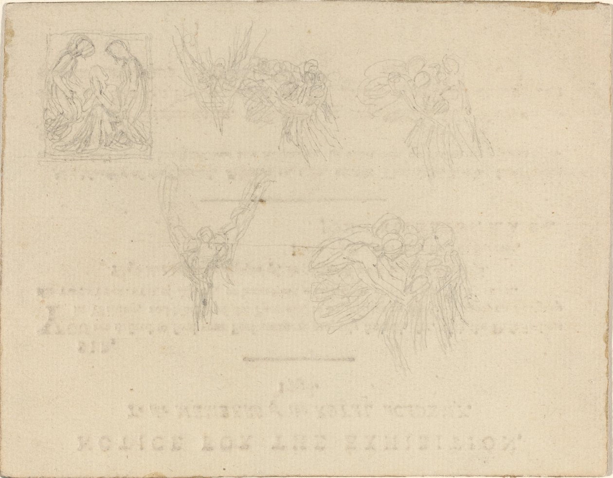 Sheet of Studies by John Flaxman