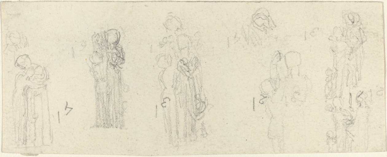 Sheet of Studies by John Flaxman