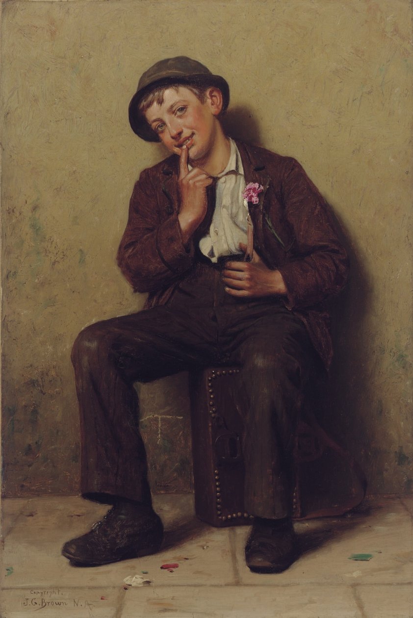 Street Urchin by John George Brown