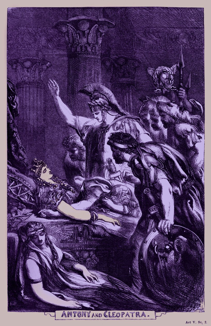Antony and Cleopatra by John Gilbert