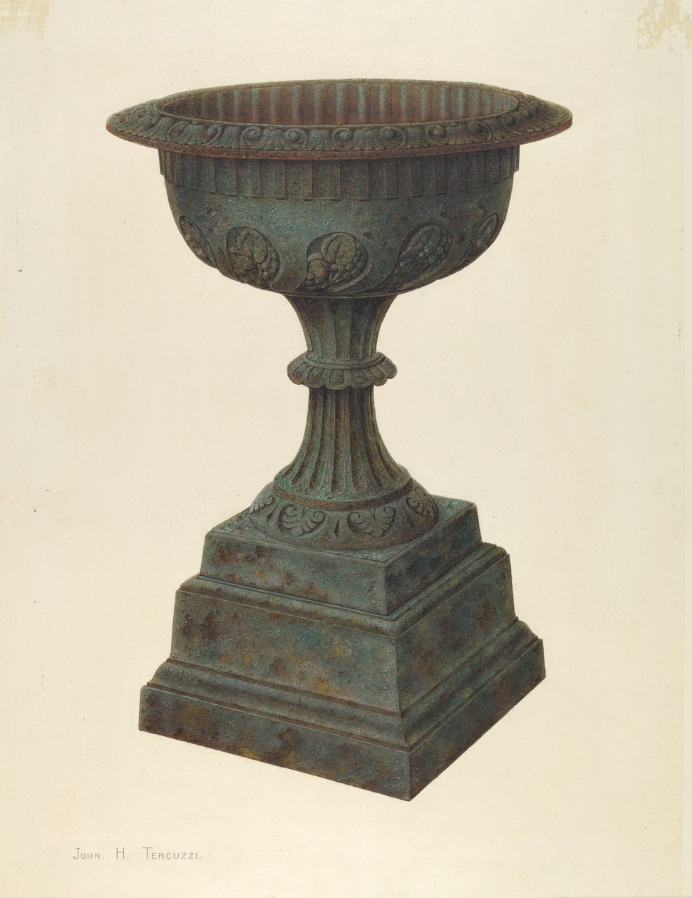 Garden Urn by John H. Tercuzzi