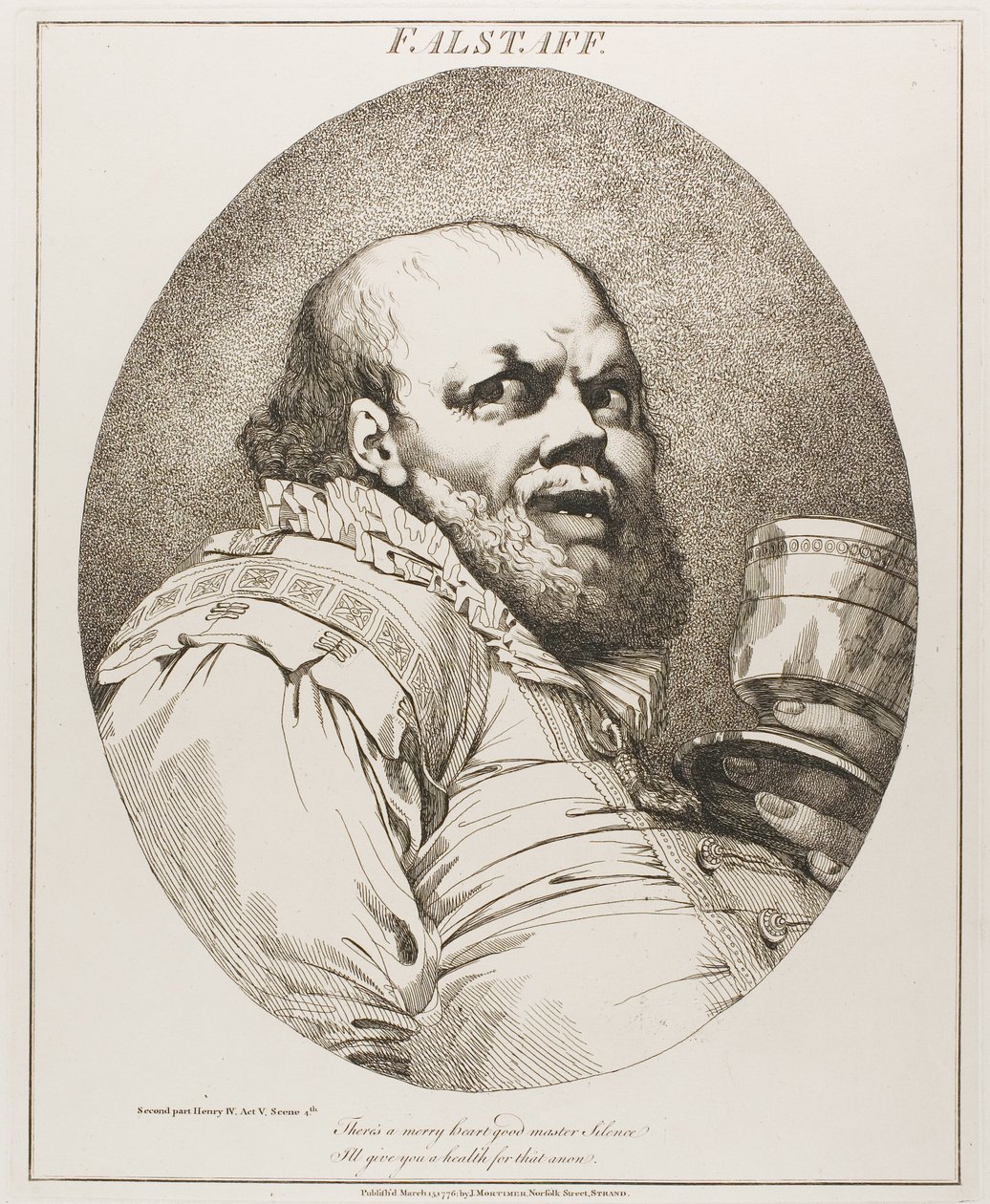 Falstaff by John Hamilton Mortimer