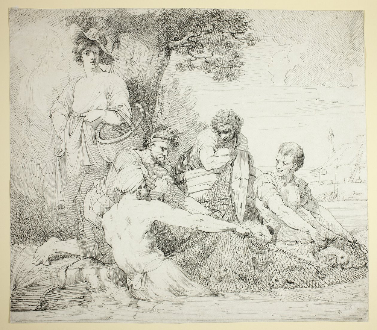 Fishermen by John Hamilton Mortimer