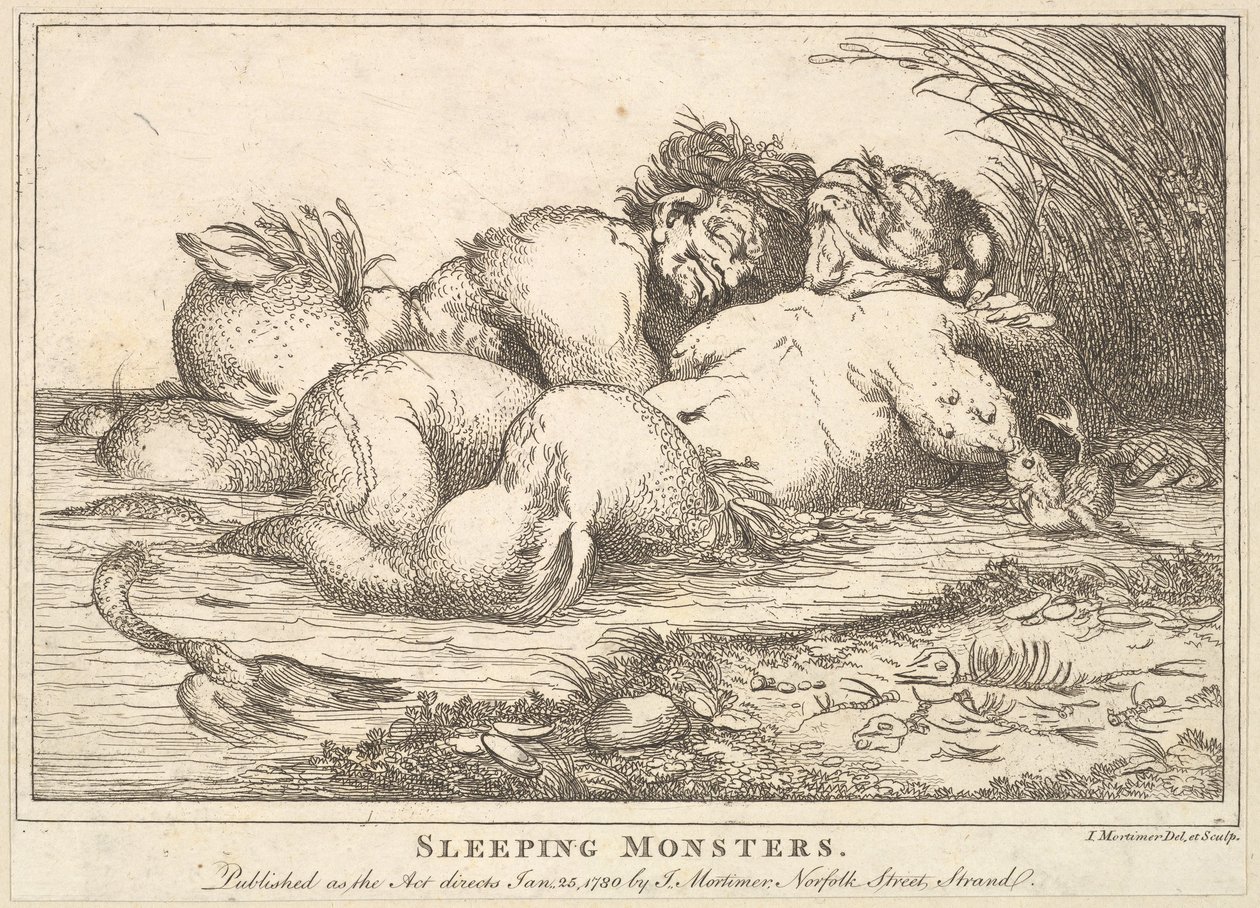 Sleeping Monsters by John Hamilton Mortimer