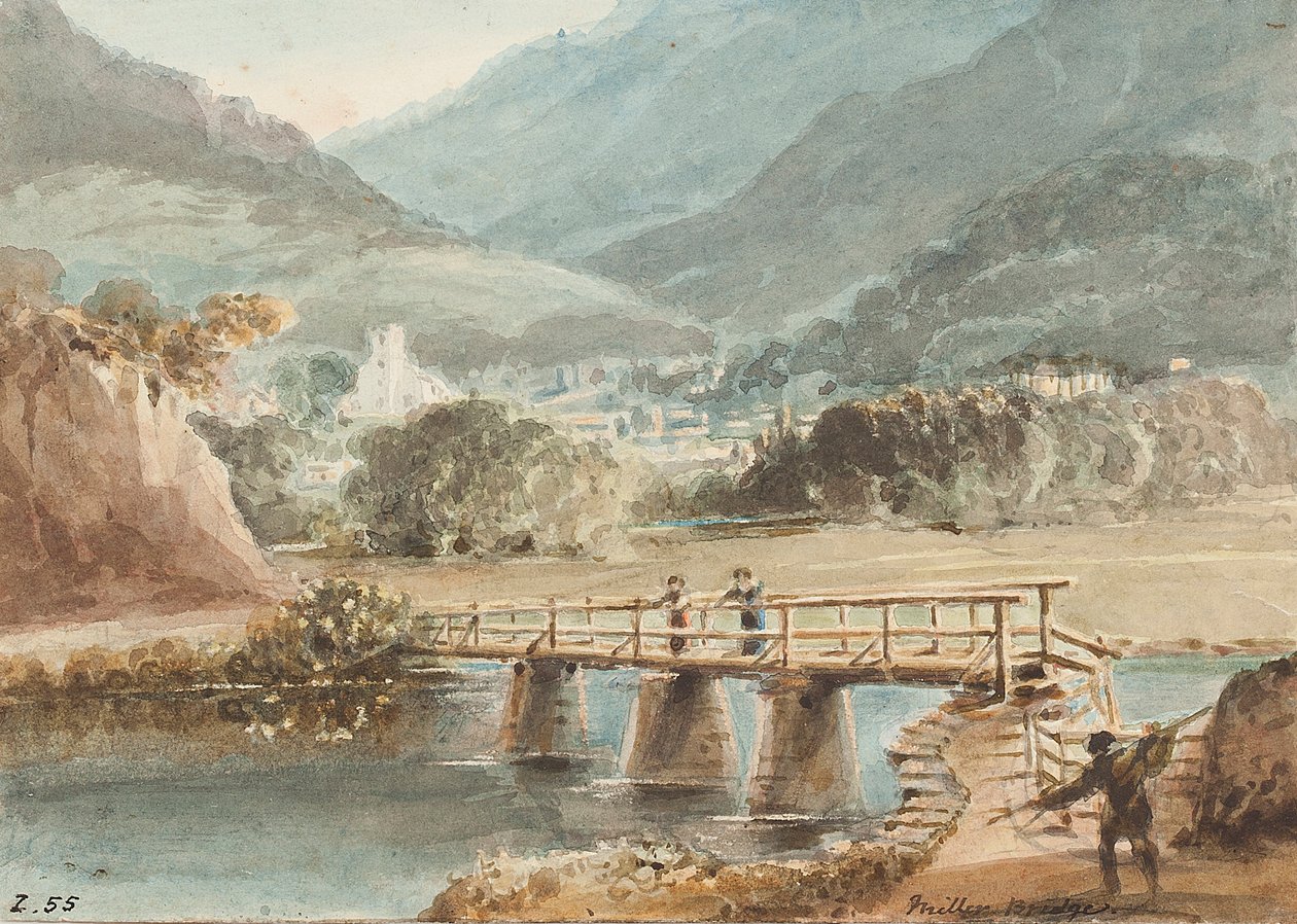 Old Miller Bridge, 1843 by John Harden