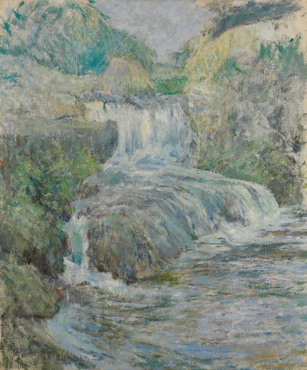 Waterfall, ca. 1889-91 by John Henry Twachtman