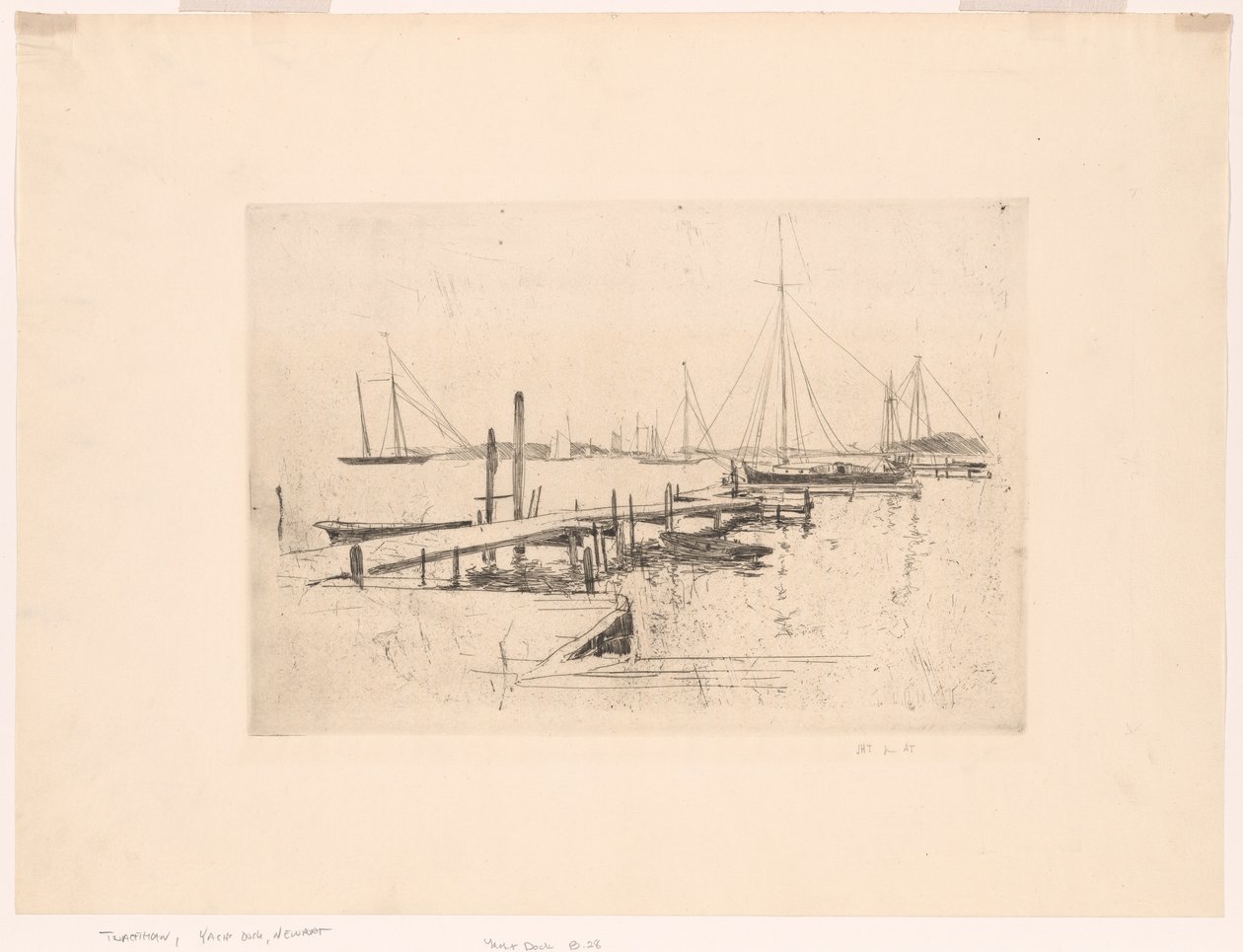 Yacht Dock by John Henry Twachtman