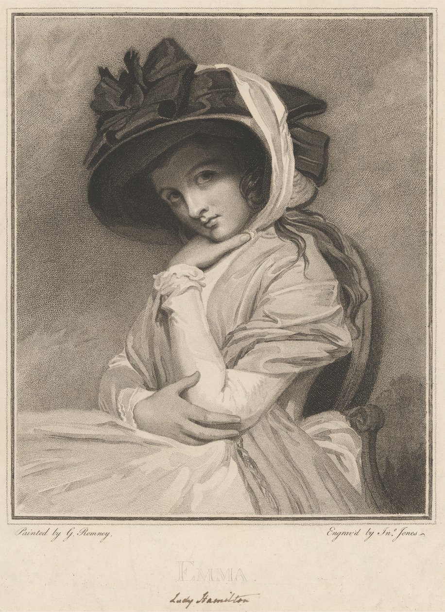 Emma, Lady Hamilton by John Jones