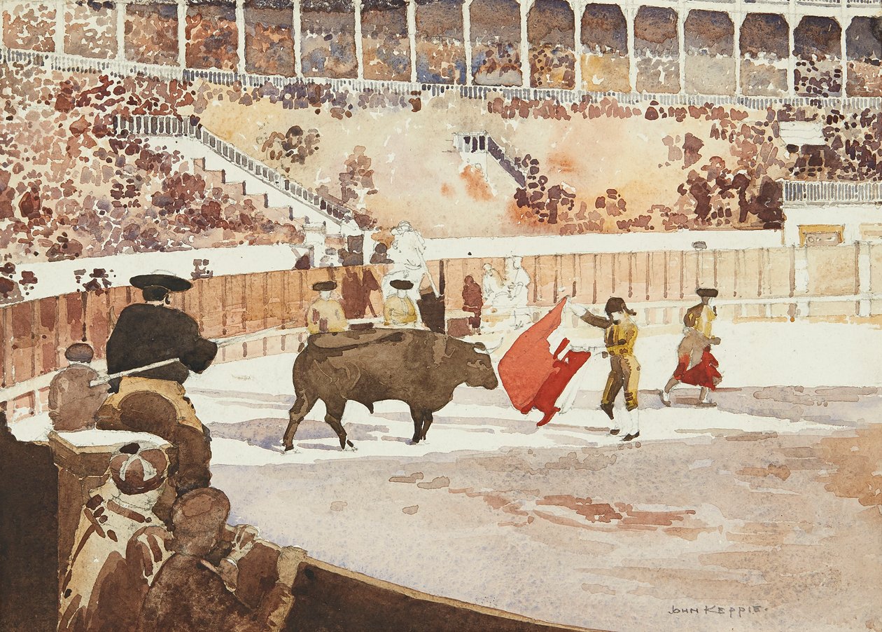 The Bull Fight by John Keppie