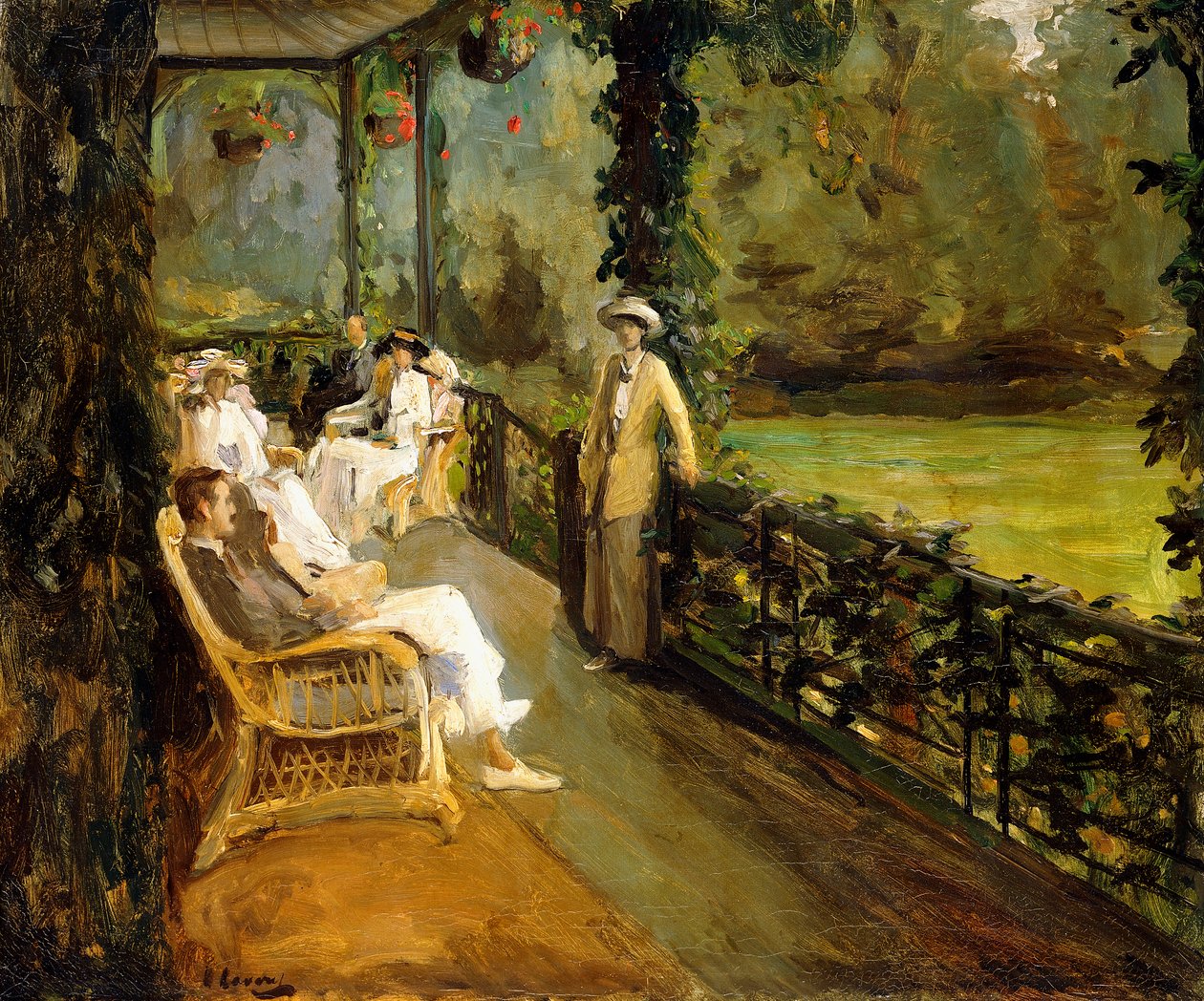 The Veranda by John Lavery