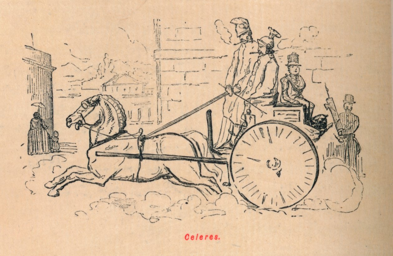 Celeres, 1852 by John Leech