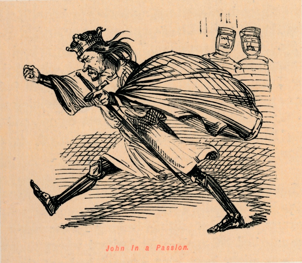 John in a Passion by John Leech