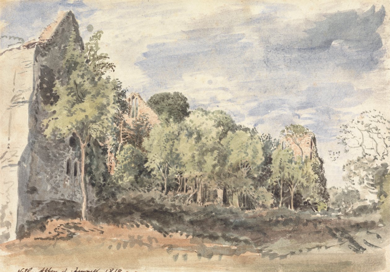 Netley Abbey by John Linnell