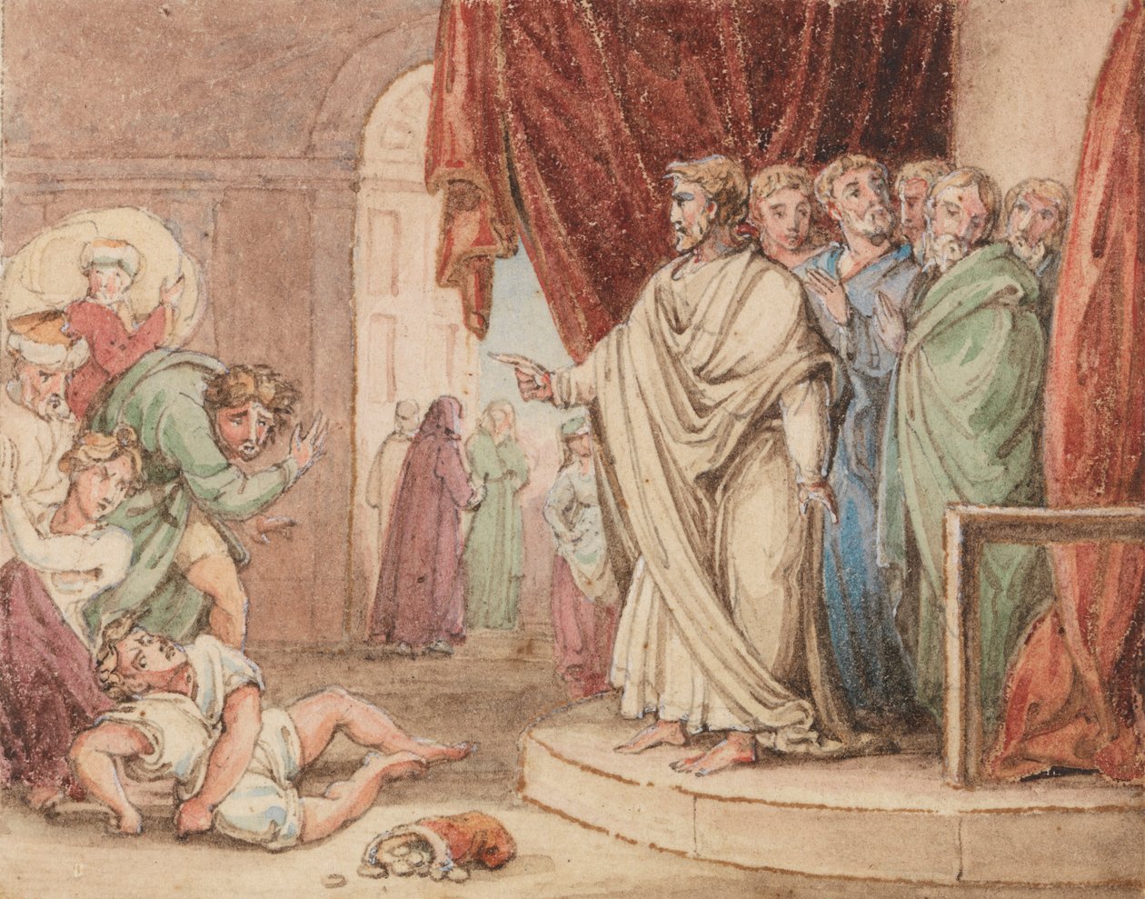 The Death of Ananias by John Martin