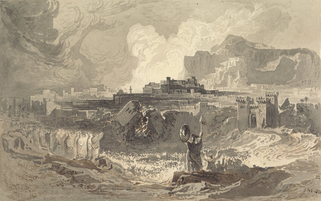 The Walls of Jericho by John Martin