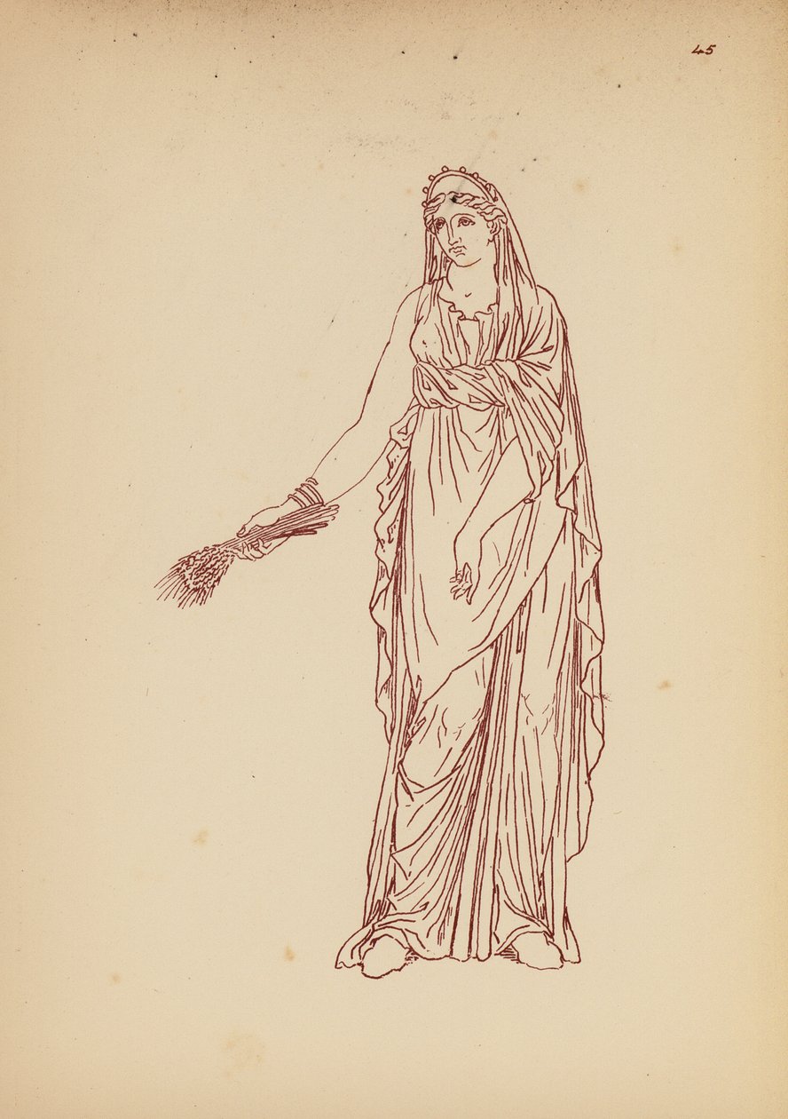 Ancient Greek Female Costume by John Moyr Smith