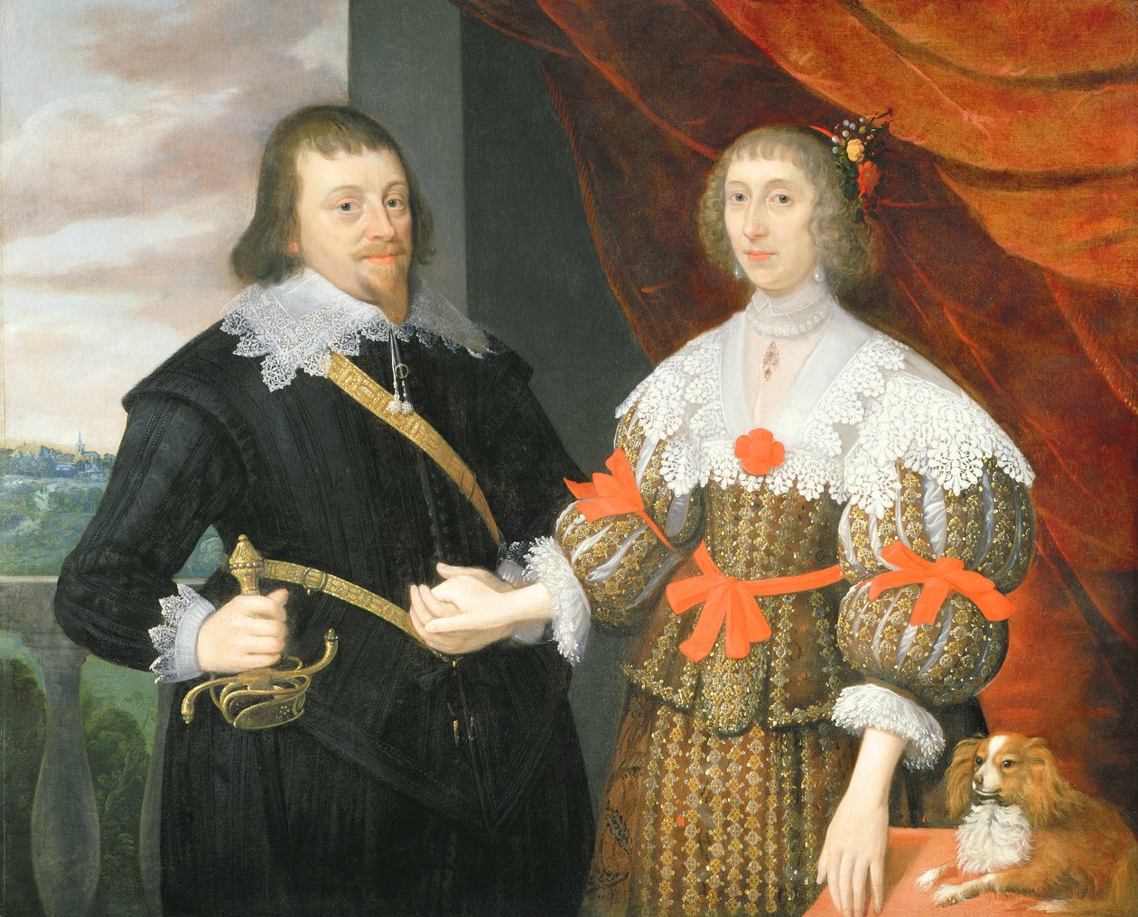 Portrait of a Husband and Wife by John Parker