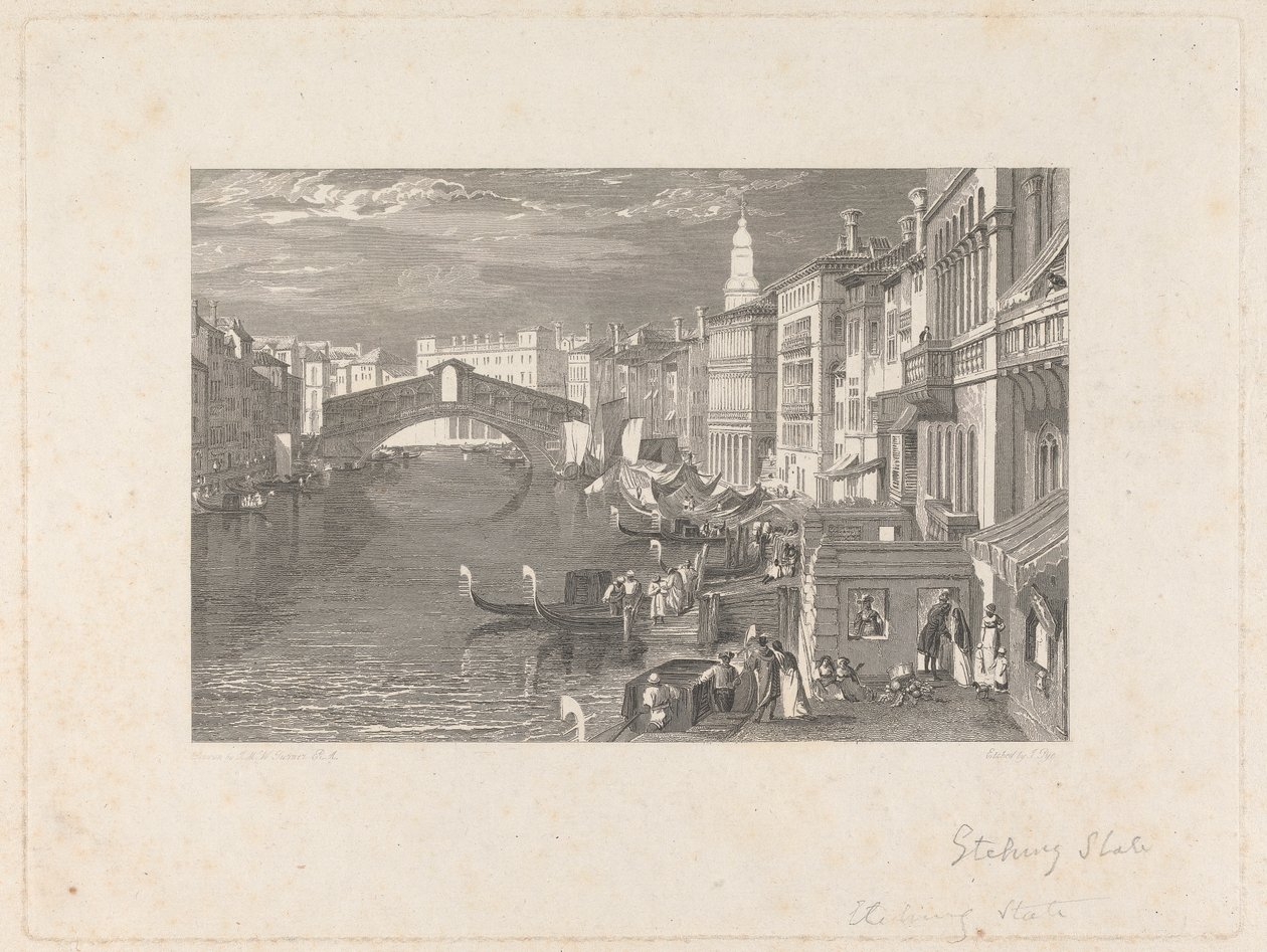 The Rialto, Venice by John Pye
