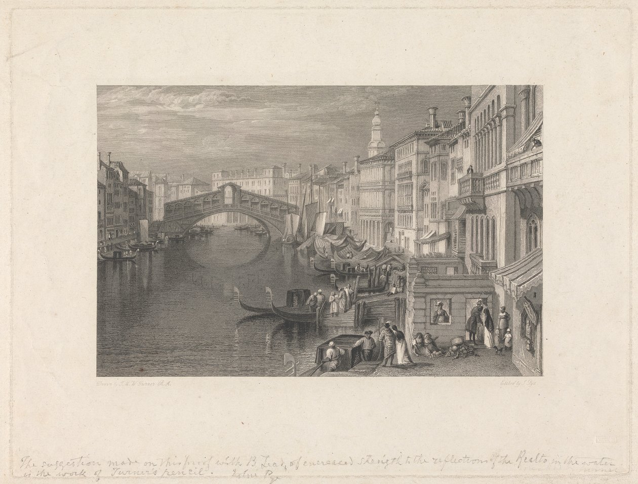 The Rialto, Venice by John Pye