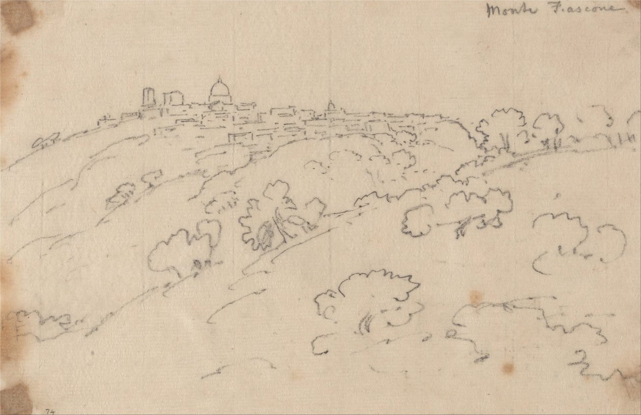 Monte Fiascone by John Robert Cozens