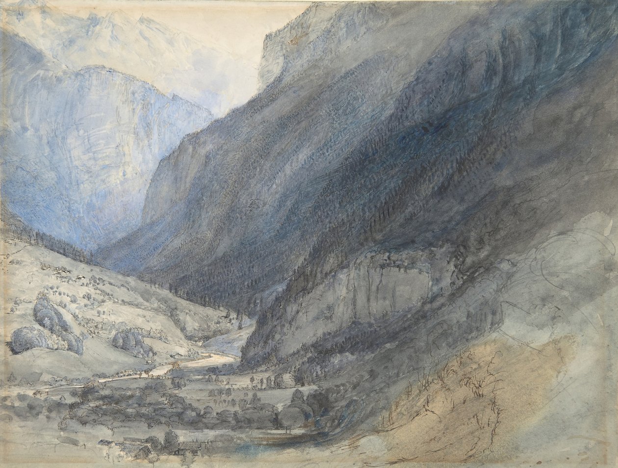 The Valley of Lauterbrunnen, Switzerland by John Ruskin