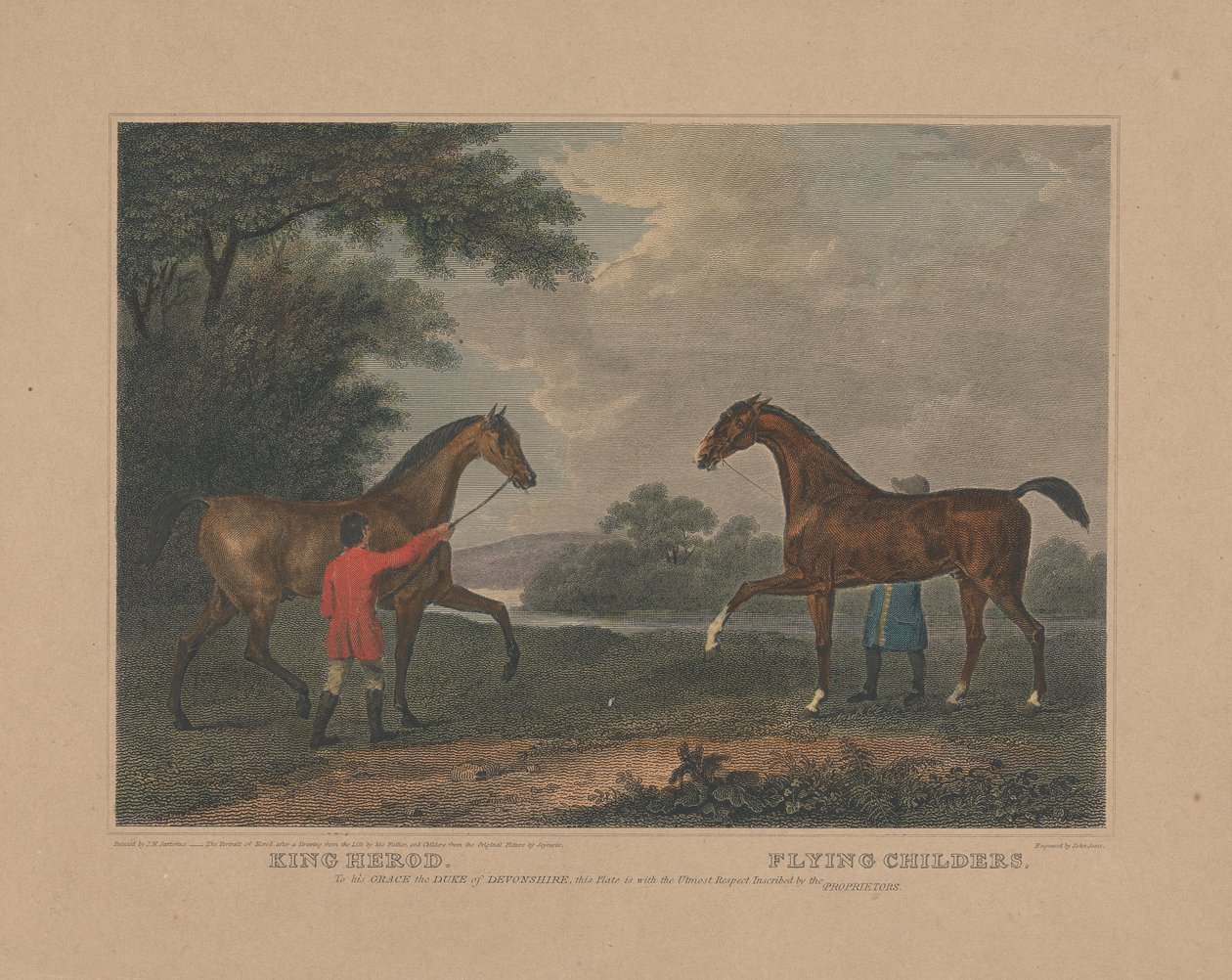 King Herod (?) Flying Childers by John Scott