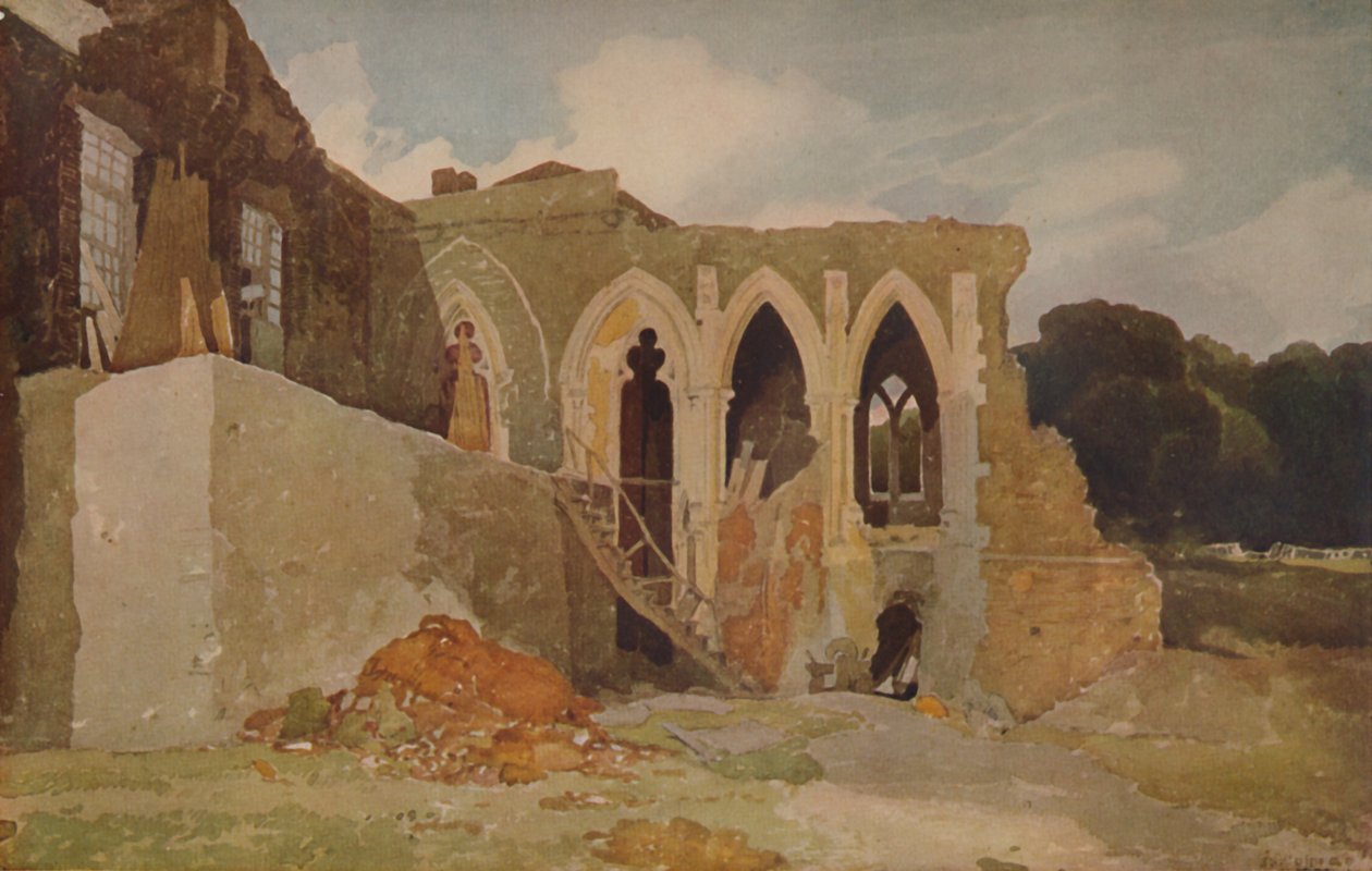 Walsingham Abbey by John Sell Cotman