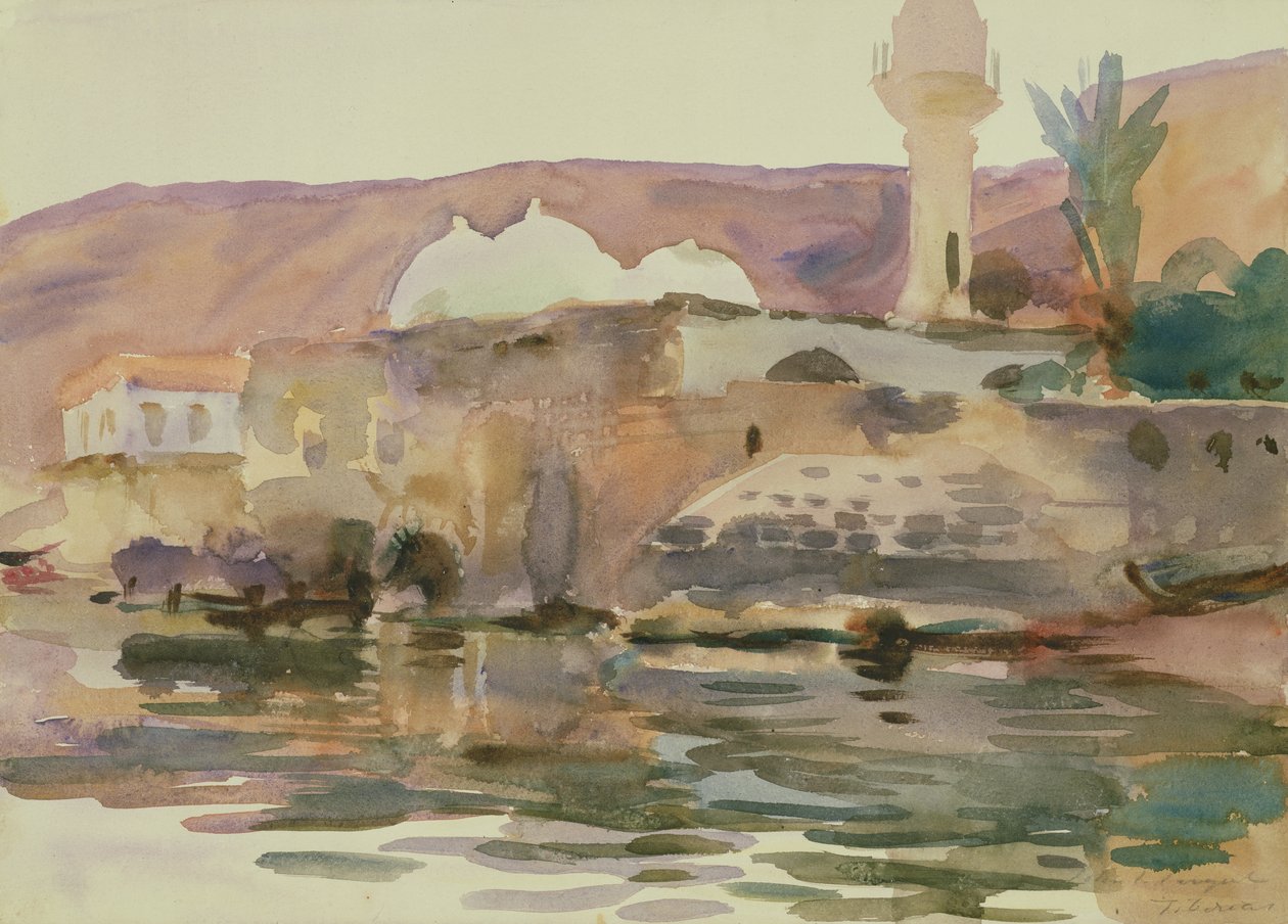 Lake Tiberias by John Singer Sargent